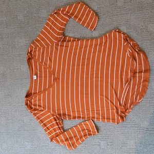 Long Sleeve Striped Tunic